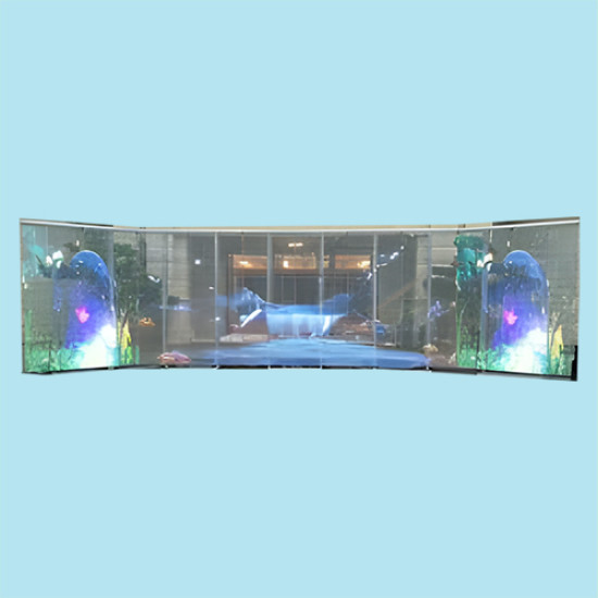 شاشة عرض خارجية شفافة بتقنية LED P3.91 2