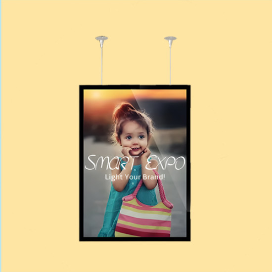 شاشة LCD داخلية مزدوجة الجوانب معلقة